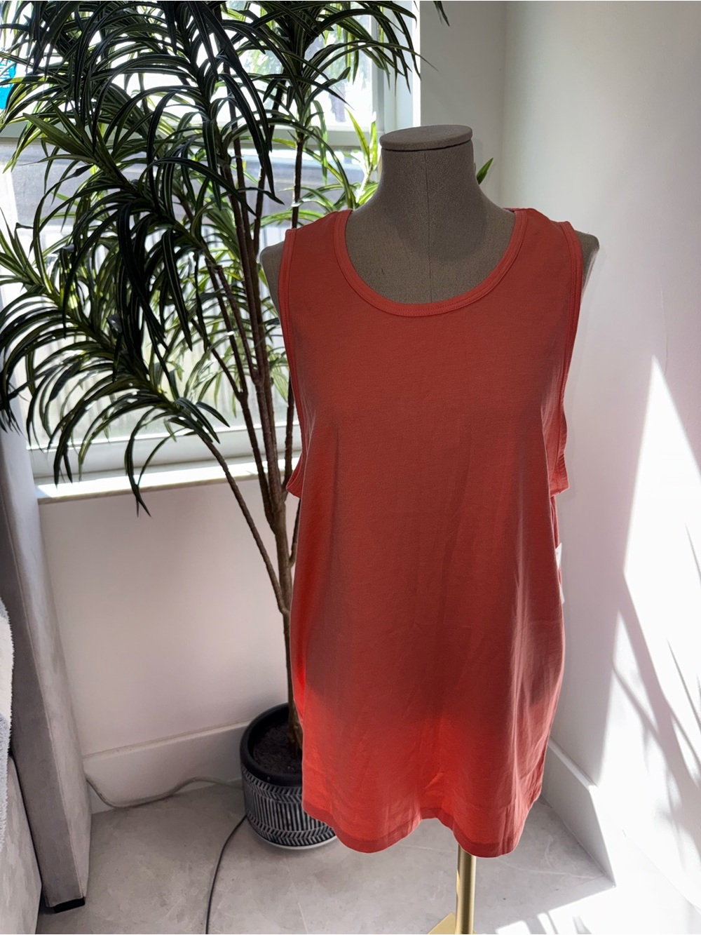 Abound Muscle Tee - Coral